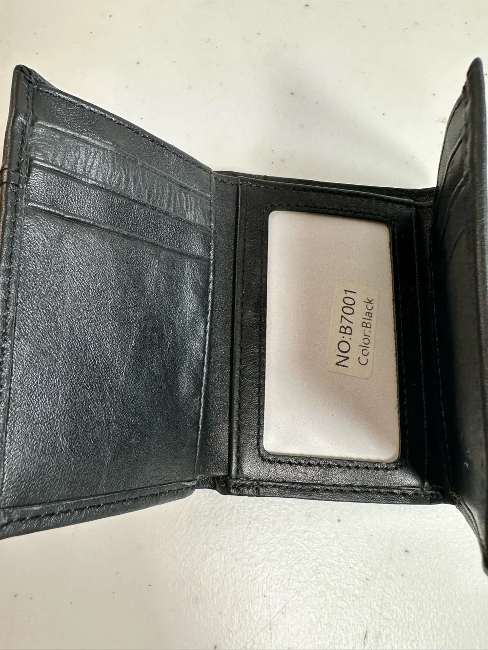 NWT Texas West Premium Genuine Leather Black Western Tri-Fold Men’s Wallet